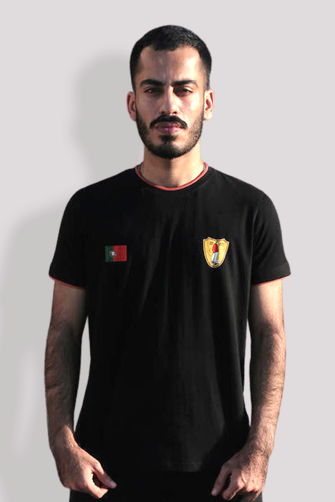 Football Tshirt Black - Portugal