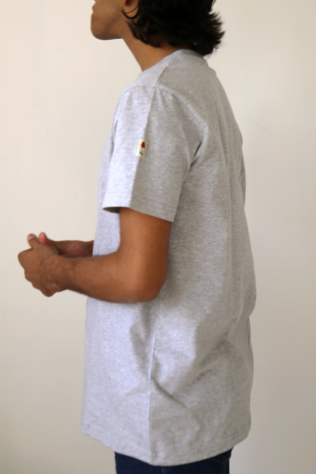 Men's Regular Fit T-shirt in Heather Grey