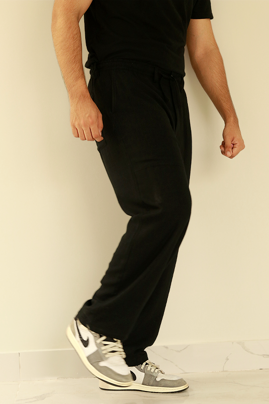 Black Linen Pants