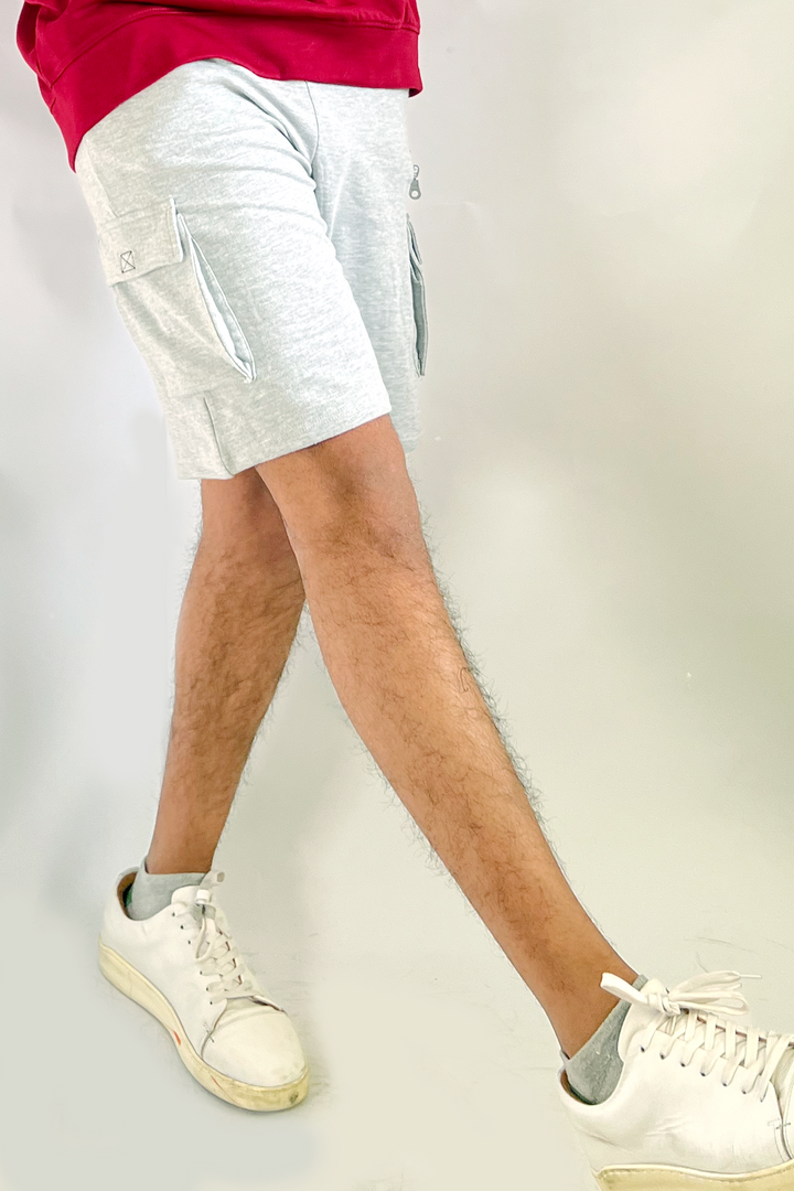 Grey Cargo Short