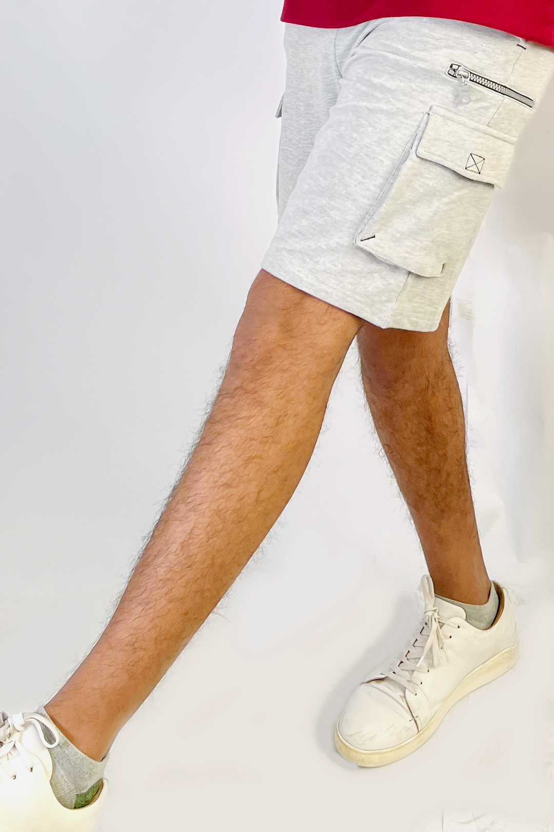 Grey Cargo Short